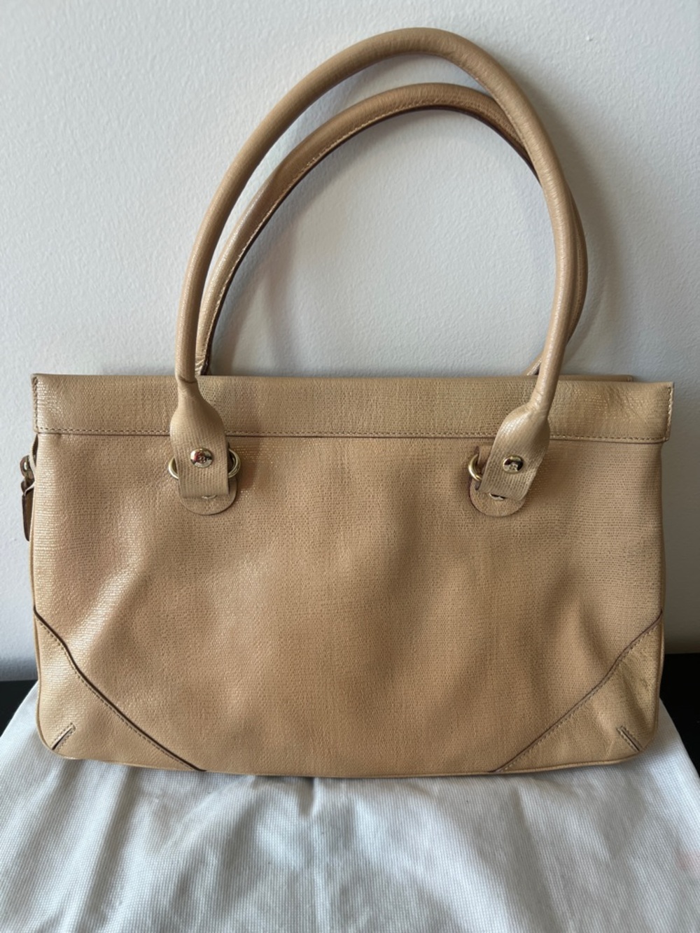 kate spade Gold Leather Double-Handle Tote